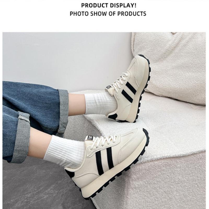 Корейские низкие туфли для папы для женщин на весну, новые дышащие студенческие спортивные туфли, увеличивающие рост, повседневные туфли