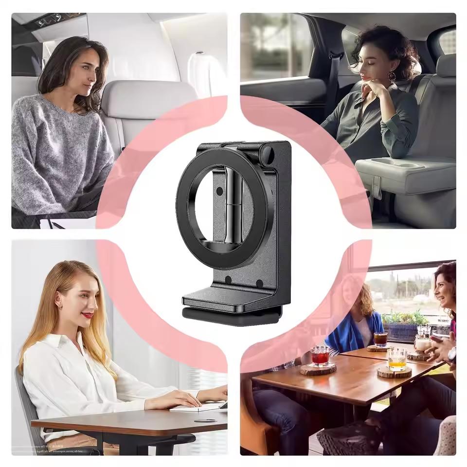 2026 New Airplane Phone Holder for Magnetic Air Plane Travel Essentials Magnetic Phone Mount Compatible with iPhone Magnetic Cas