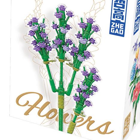 Flower Model Eternal Bouquet Building Blocks Creative Home Desk Plant Decoration Assemble Bricks Educational Toy Girl Kids Gifts