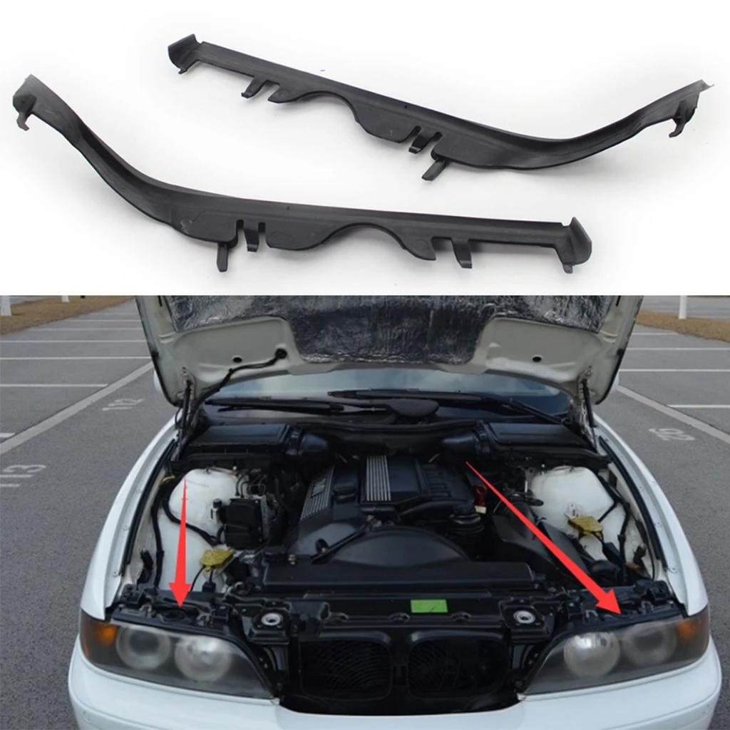 Пара уплотнительных прокладок для линз фар для BMW E39 5 серии 1999-2003 63126908405 63126908406 Автомобильная уплотнительная лента для фар