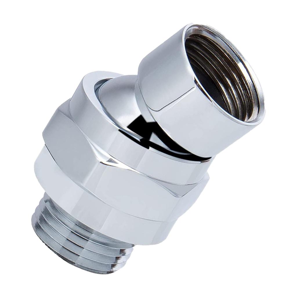 Shower Connector Ball Joint Replacement Shower Head Swivel Ball Adapter Brass Adjustable Shower Arm Connector Enduring