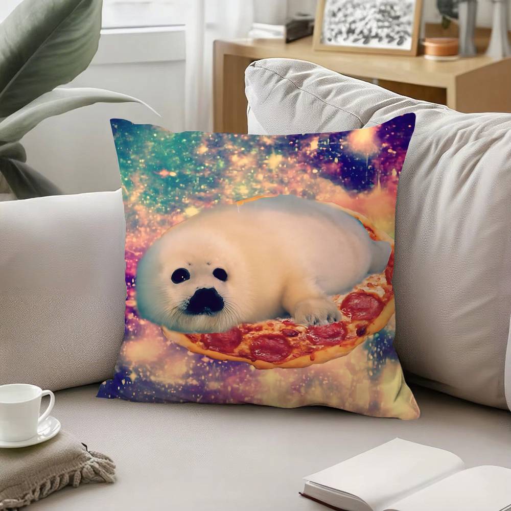 Seal Sea Throw Pillow Covers Pattern Cushion Cover Suitable For Sofa Bedroom Car Pillow Cover