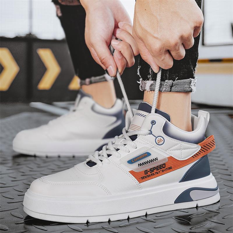 New Fashion Autumn And Winter Men's High Top Martin Boots Students Male Boys Trending Soft Sole Work Shoes Labor Protection Martin Sneakers