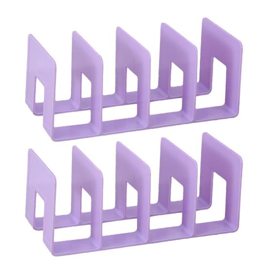 2 шт. вертикальная полка для хранения книг, полка с гладкими краями, без заусенцев, прочная несущая книга