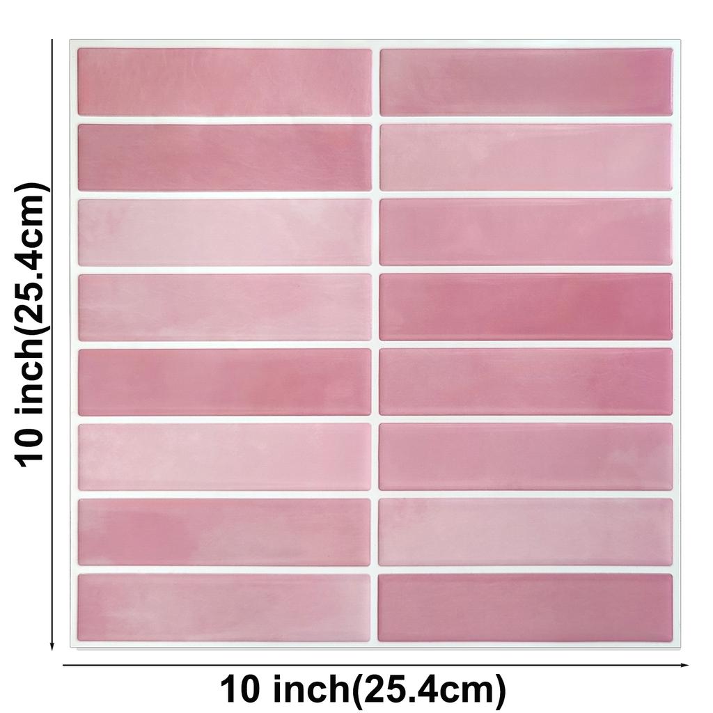10 Листов Плитка с клейким слоем 3D Водонепроницаемая Настенная Плитка для Гостиной Фургона ПВХ Панели для Стен Декор Внутренних Стен
