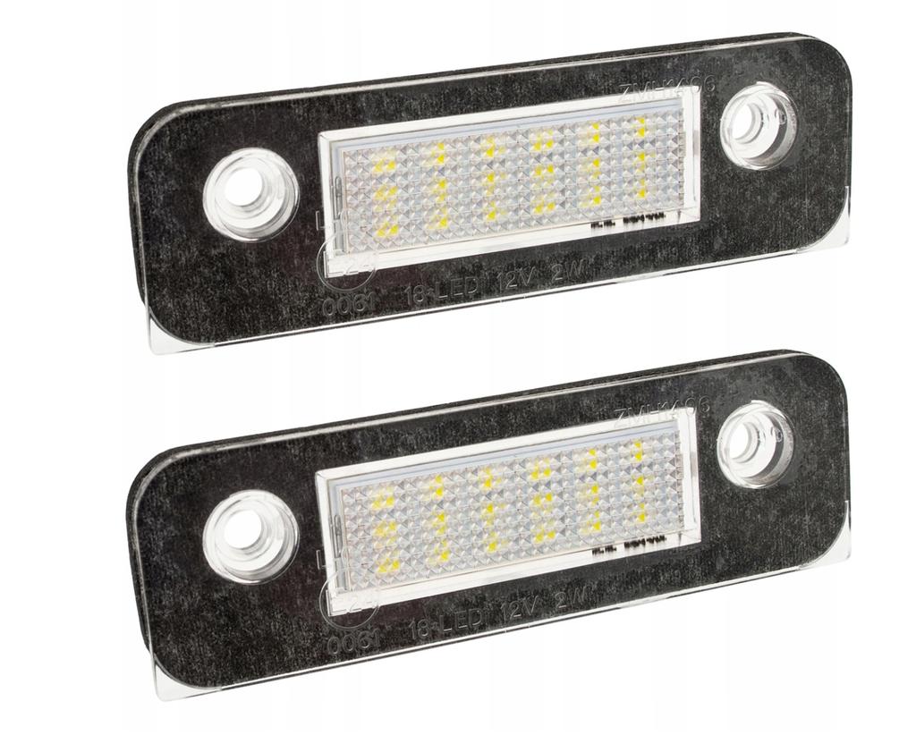 Led Licence Plate Light Kit, Autotune, For Ford Fiesta Mk6, Ford Fusion, Ford Mondeo Mk2