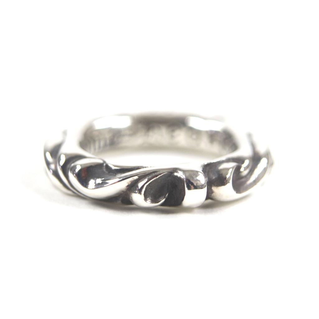 Excellent CHROME HEARTS Ring Scroll banding Silver 925 mens Used