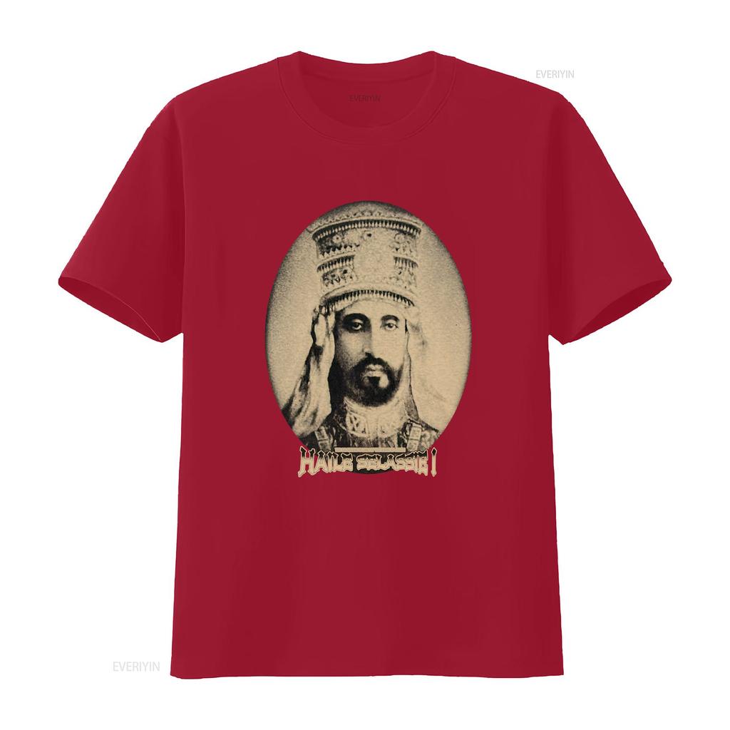 Vintage Haile Selassie T Shirt Bob Marley Marcus Garvey Malcolm X No Yo588 Vintage Washed Top For Everyday Wear Graphic