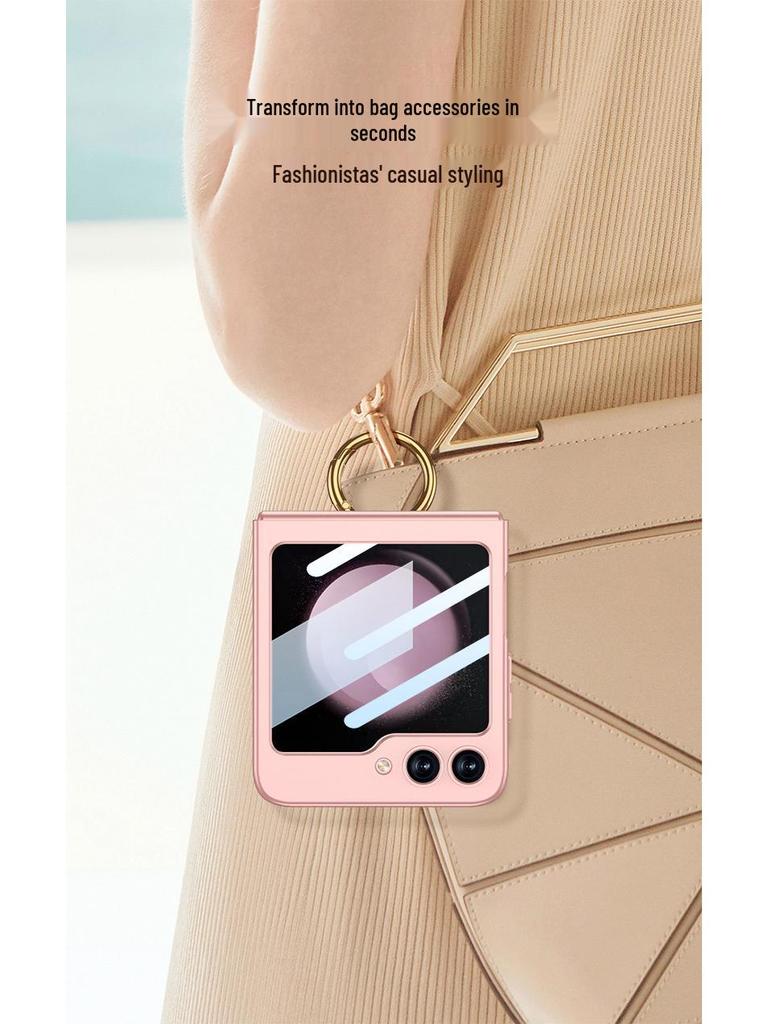 Samsung Galaxy Z Flip 5 Ультратонкий 3D-подставка Складной Защитный Чехол
