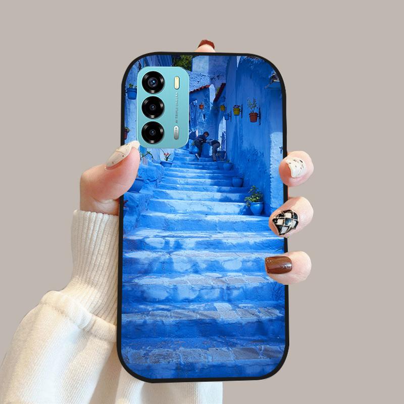 Для ZTE Blade V40 Vita Модный Чехол 8045 Мягкая Силиконовая Задняя Крышка Для ZTE Blade A72 Чехол A 72 4G Телефон Защитный Fundas Para