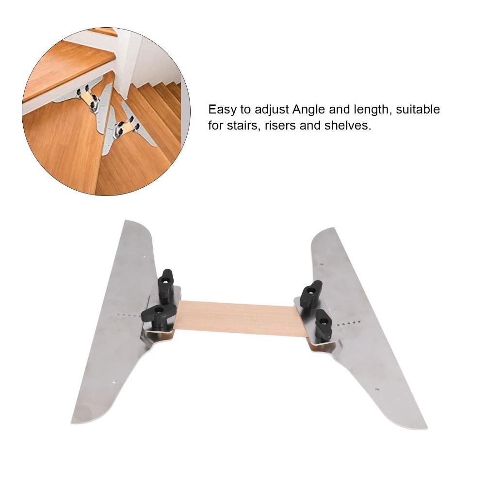 Easy Installation Stair Gauge Jig Versatile Layout Tool Stair Tread Templa Stair Renovation