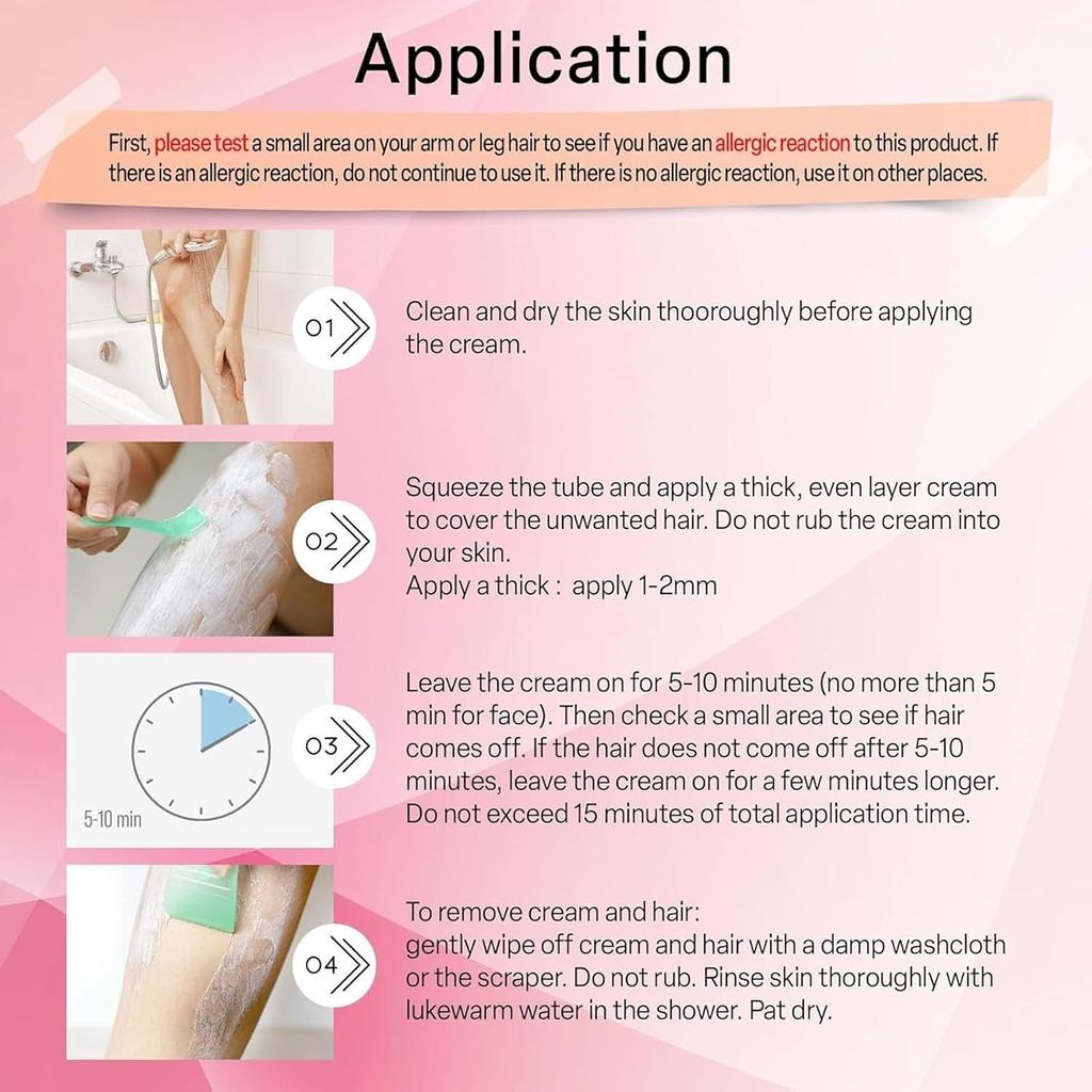 Bye Bye Gentle Hair Removal Cream, Крем для удаления волос, Крем для удаления волос в области подмышек и бикини, Нежный, не раздражающий (1шт)