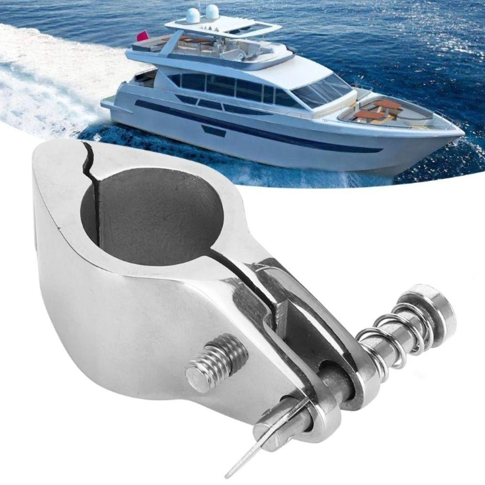 Heavy Duty Boat Top Hinged Jaw Slide Clamp Yacht Awning Accessories Practical Support