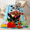 Panda Bunny Friends Blanket Soft & Cozy Great for Sofa Chair Bedding for All Occasions Modern Style Birthday Christmas Gift Blanket