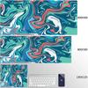 Синий Большой Игровой Коврик для Мыши XXL Strata Liquid Deskmat Нескользящий Резиновый Игровой Коврик для Мыши Компьютерные Коврики для Клавиатуры Большой Мауспад Геймер