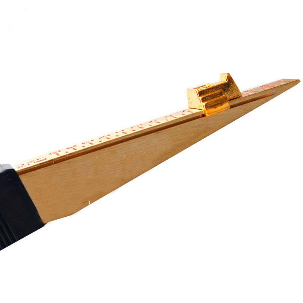 Inspection Cursor Copper Measure Tool Vernier Caliper Wedge Shaped Detection Ruler Feeler Gauge