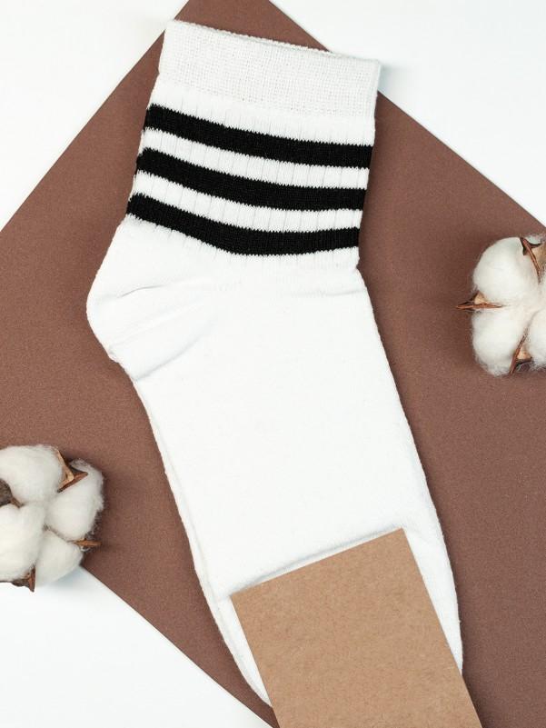 High Socks with Striped Cuffs ISSA Plus