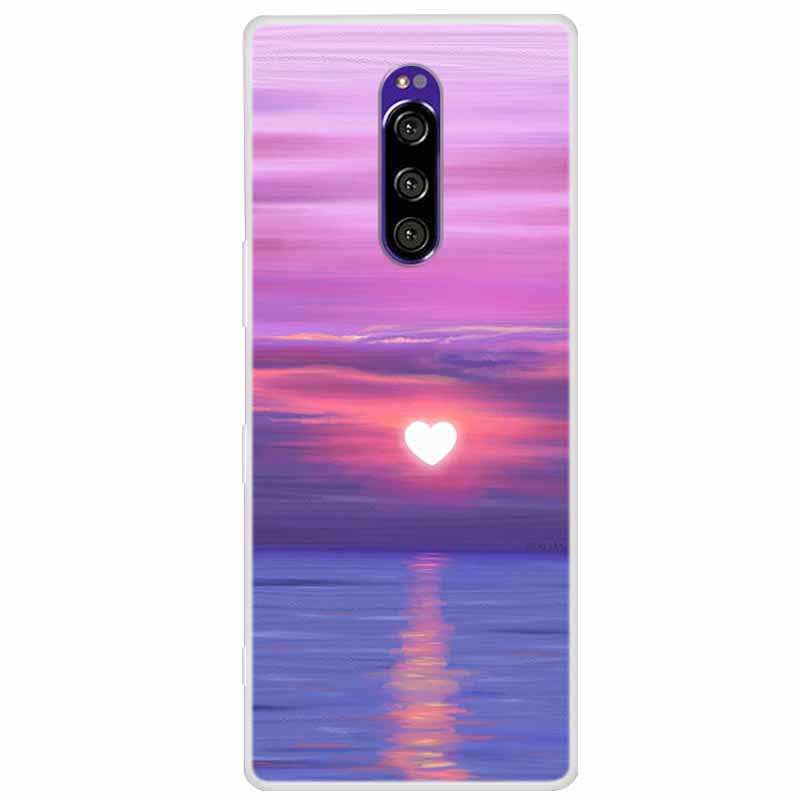 Мягкий силиконовый чехол для Sony Xperia 1 Чехол Модный прозрачный чехол с тигром для Sony Xperia1 XZ4 SO-03L SOV40 J8110 Бамперы