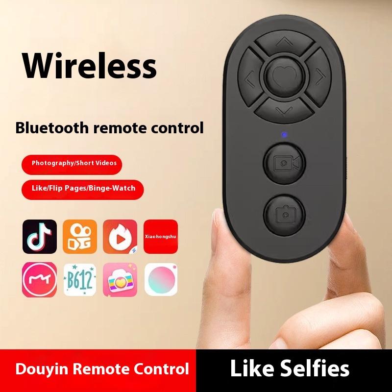 Bluetooth устройство для селфи для мобильного телефона, Съемка фотографий, Коротких видео, Просмотр драм, Перелистывание страниц электронной книги, Зарядка Bluetooth, Пульт Bluetooth