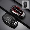 LIJX5 New Zinc Alloy Leather Car Remote Key Case Cover Key Protector For Citroen C1 C2 C4 C6 C3-XR Picasso Grand DS3 DS5 Accessories