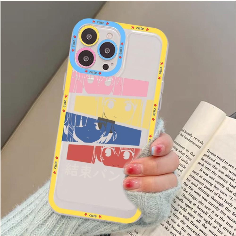 Милый мультяшный аниме BOCCHI THE ROCK чехол для телефона для iPhone 14 13 12 11 Pro Max XS X XR SE 2020 6 7 8 Plus Mini защитный чехол