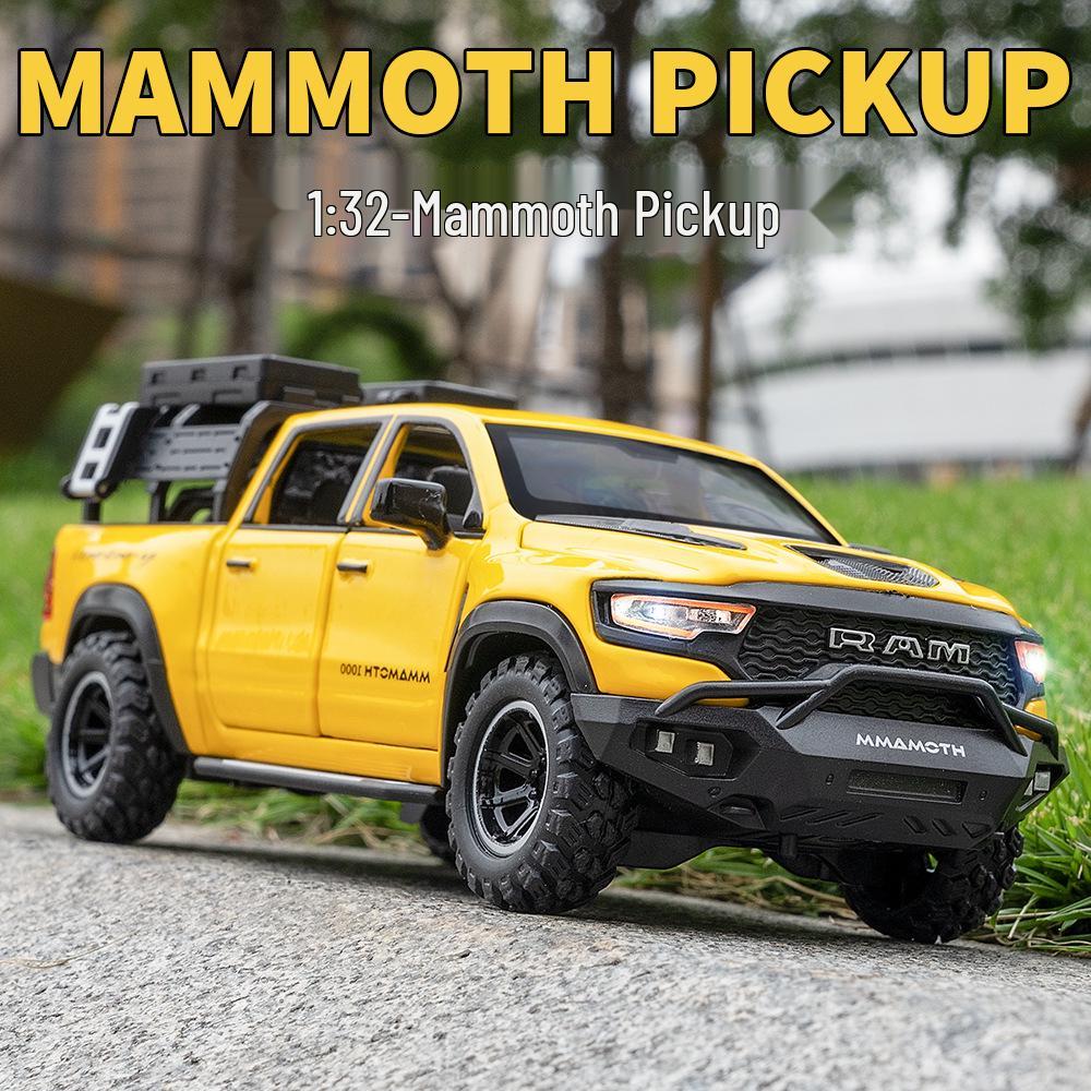 Dodge Tyrannosaurus Mammoth 1/32 Сплав Модель Внедорожника Игрушка Украшение
