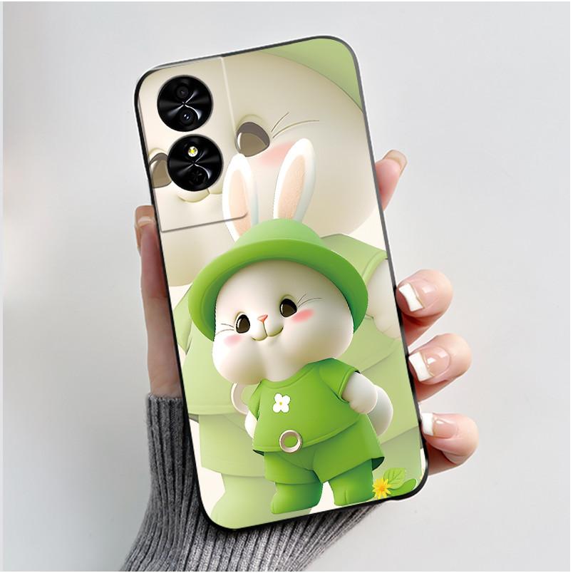 Новый Популярный Чехол Для Телефона Для TCL 50 SE/40 NxtPaper 4G Чехол Красивый Дизайн Серебряный Пляж Ударопрочный Мягкий Силикон Черный Корпус