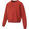 Casual Sports Series Skin-Friendly Comfortable Fashion Long Sleeve Sweatshirt Women Tops Soft-Red JM8763