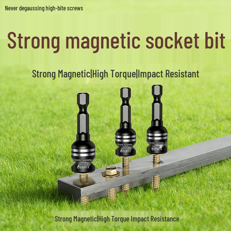 Magnetic Hex Socket Screw, Color Steel Tile, 6.35mm Dovetail Nail, Electric Wrench