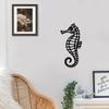 Seahorse Coastal Ocean Beach Metal Wall Art – Elegant Iron Crafts for Interior Decoration, Stylish Home Wall Hangings