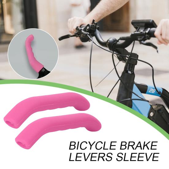 Yousheng 2 пары велосипедных тормозных рычагов, рукава, простая установка, универсальные противоскользящие защитные чехлы для тормозных ручек, аксессуары