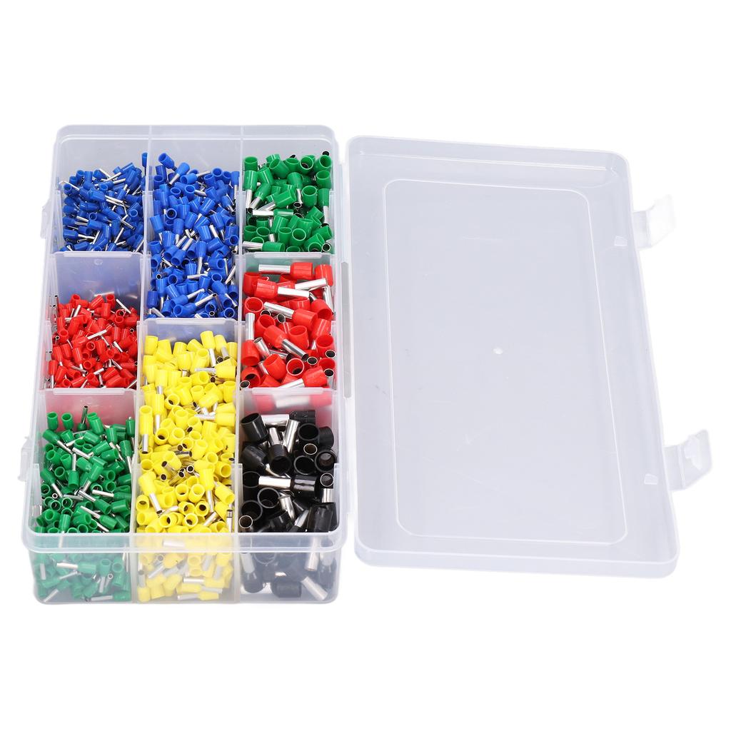 Набор из 2000 шт. Наконечники для проводов Комплект Медные ПВХ Изолированные Наконечники Обжимной Разъем Провода Терминал