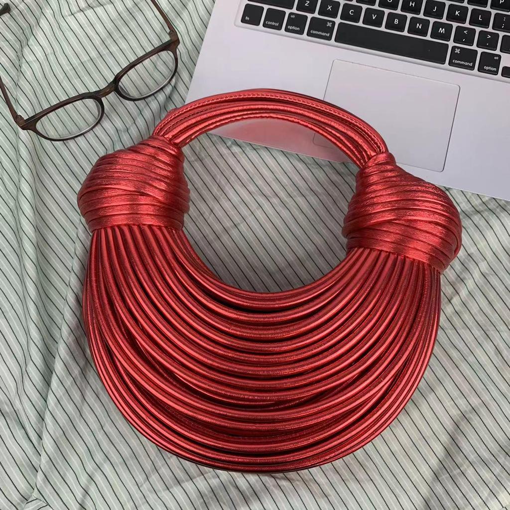 Сумка-переноска из ниши европейского и американского дизайна с текстурой - уникальная женская сумка