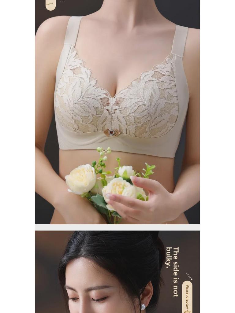 Женские ультратонкие бюстгальтеры с полной чашкой больших размеров: Утягивающая, собирающая, антипровисающая поддержка для большой груди