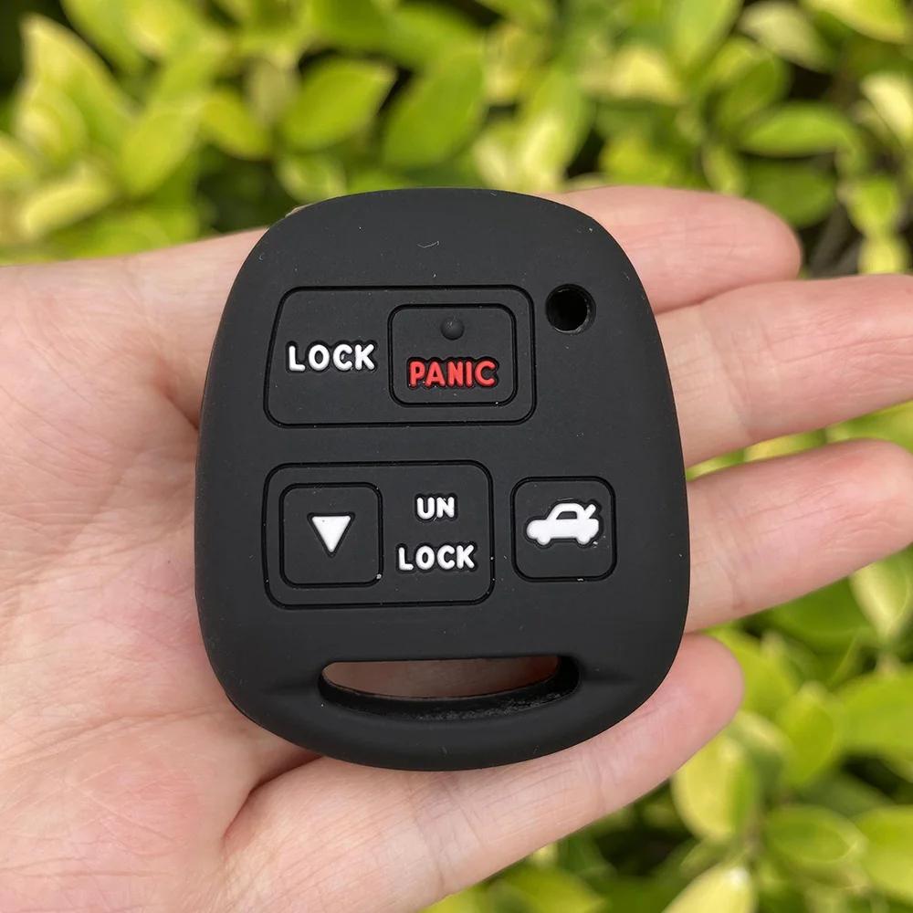 Силиконовый чехол для автомобильного ключа Shell Fob для TOYOTA Avensis Camry Corolla RAV4 PRADO YARIS Tarago FJ Cruiser Land for Lexus Key Case