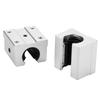 2Pcs SBR12400mm 12mm Linear Slide Rail Shaft   4Pcs SBR12UU Bearing Block