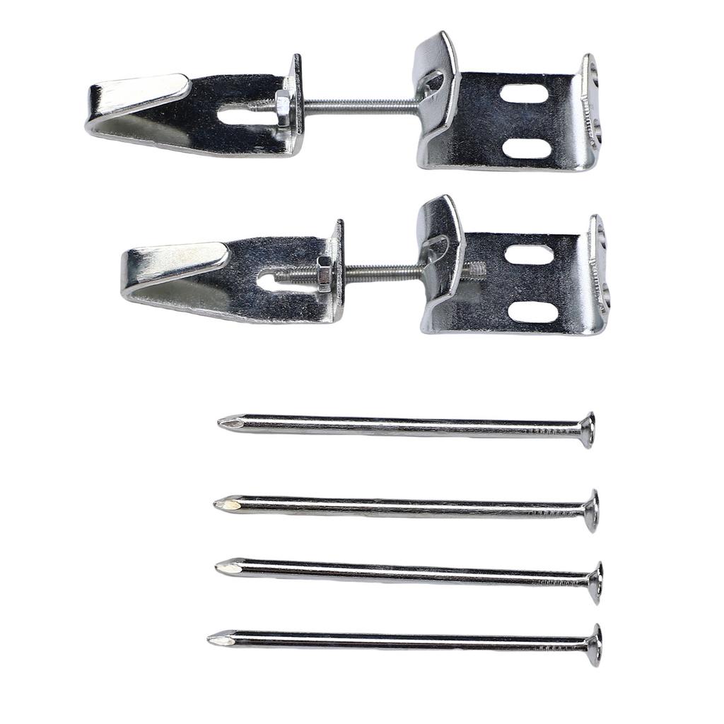 10pcs Adjustable Picture Hangers J Hooks with 20 Nails for Mirrors Pictures Art Support Up To 100 Lbs