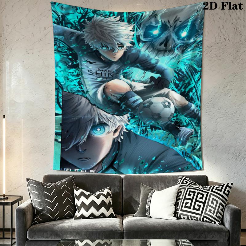 BlueLock Wall Tapestry Aesthetic Wall Hanging Printed Fabric Blanket Decorative Tapestries for Bedroom Living Room Home Decor