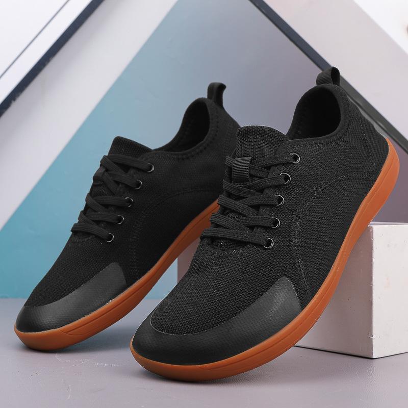 Мужская и женская новая обувь с широким носком, обувь для босоногих, повседневная обувь, модная обувь из летучей ткани, походная обувь, носки, обувь для ходьбы, обувь для ходьбы для пары