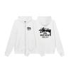 Unisex Streetwear Hoodie With City Edition Letter Print Oversized Cotton Pullover Men Women