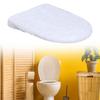 Крышка для унитаза в ванной, коврик для сиденья унитаза, эластичные края, впитывающий протектор для ванной комнаты