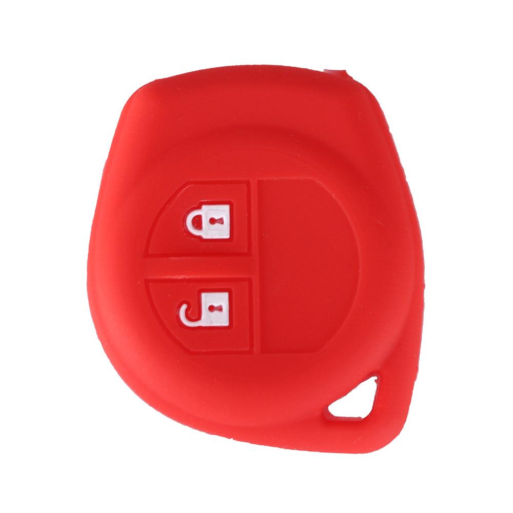 Силиконовый чехол для ключа с 2 кнопками для SUZUKI SX4 SWIFT LIANA VITARA JIMNY ALTO IGNIS ESTEEM, держатель для пульта дистанционного управления, чехол для брелока