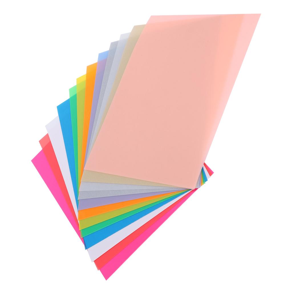 12Pcs Heat Shrink Film Sheets Colorful DIY Keychain HandMade Accessories 14.5x20cm