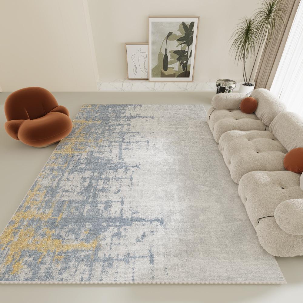 Nordic Style Non-Slip Living Room Carpet: High-Grade Coffee Table Blanket & Bedroom Floor Mat
