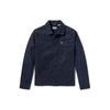 Solid Color Outdoor Casual Sports Polo Long Sleeve Shirt Men Shirts Gem-Blue A2C8G-475