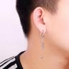 1 Piece Punk Stainless Steel Drop Dangle Earrings For Men/Women New Style Hip Hop Gothic Ear Buckle Jewelry Best Gifts