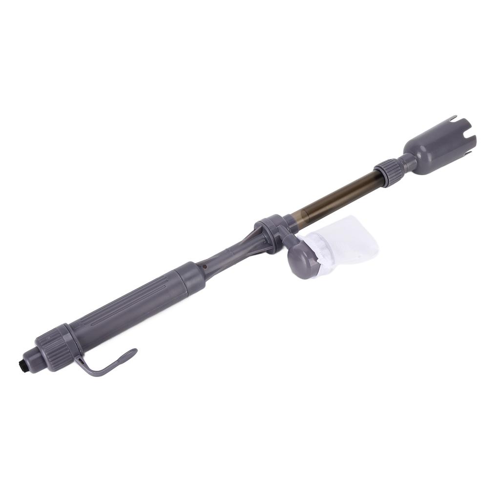 Электрический пылесос для аквариума, телескопический многоцелевой очиститель гравия и песка для аквариума