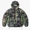 Unisex Streetwear Hooded Puffer Coat Winter Thick Loose Colorblock Cotton Jacket