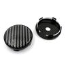Углеродный черный 57 мм 58 мм автомобильные колпаки ступицы колеса авто обод пыленепроницаемая крышка эмблема