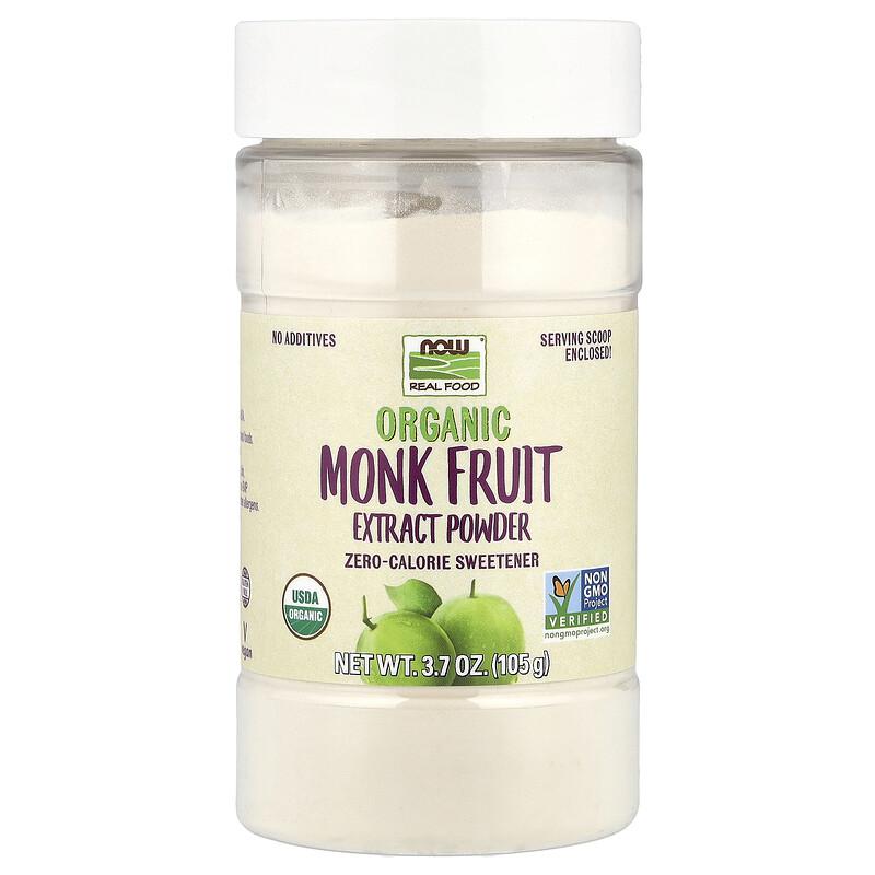 Organic Monk Fruit Extract Powder, Zero-Calorie Sweetener, 3.7 oz (105 g)